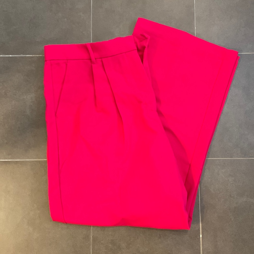 Abercrombie & Fitch Tailored Hot Pink Trousers